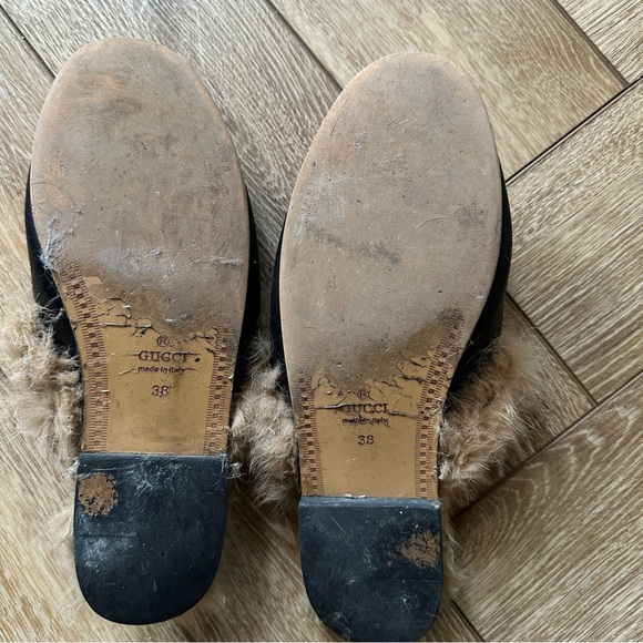 Gucci loafer slides size 38. Very loved - Picture 4 of 4